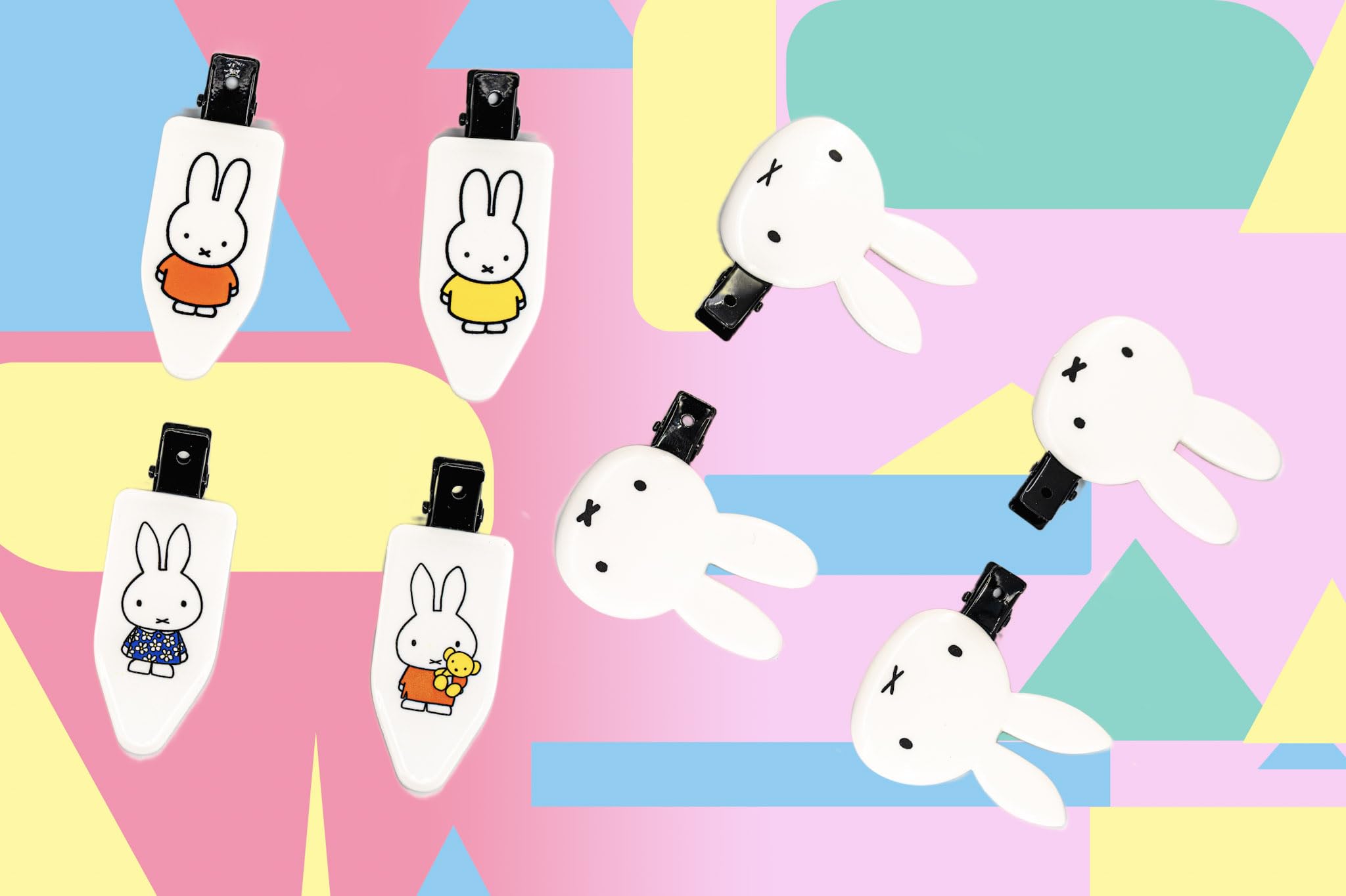INTERZERO Miffy pointed-ears clip close-up, vibrant color and texture