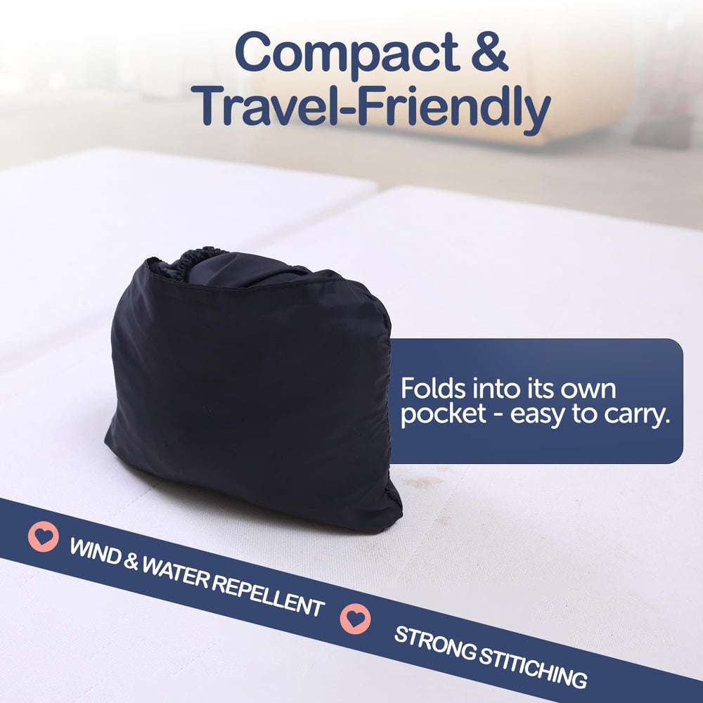 IntiMom compact fold that fits neatly in a bag.