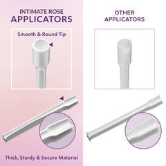 Intimate Rose smooth-plastic applicator glides easily.