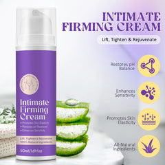 Intimate Tightening Cream being applied by hand for daily-use convenience and comfort.