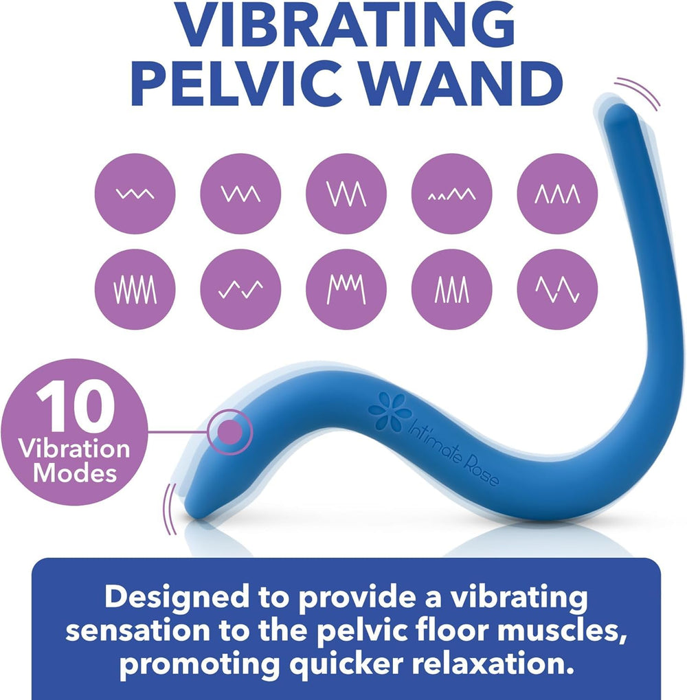 Intimate Rose vibrating wand includes educational resources for guidance and tips.