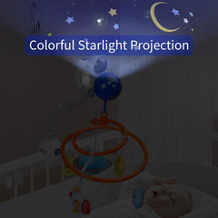 INTMEDIC Easy-install crib mobile fits standard rails for quick setup