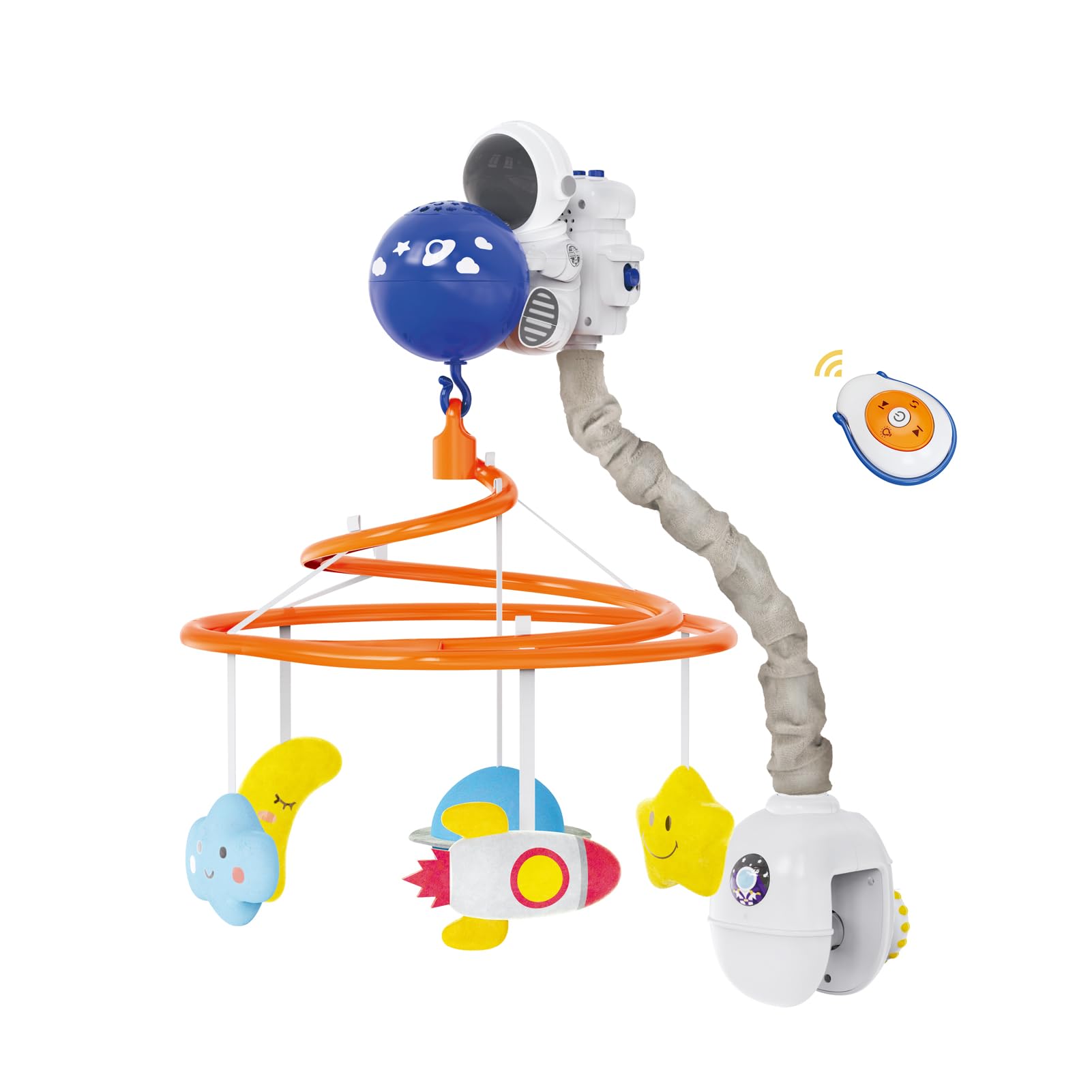INTMEDIC Space Baby Mobile with music and light projection for soothing bedtime