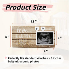 INTOMYTH frame fits a 4x3 ultrasound photo with elegant display.