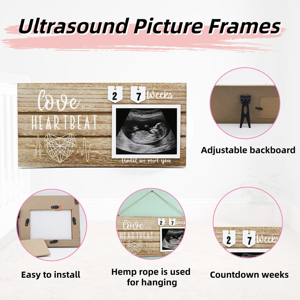 INTOMYTH MDF frame features heart-art detail, elevating nursery decor as keepsake.