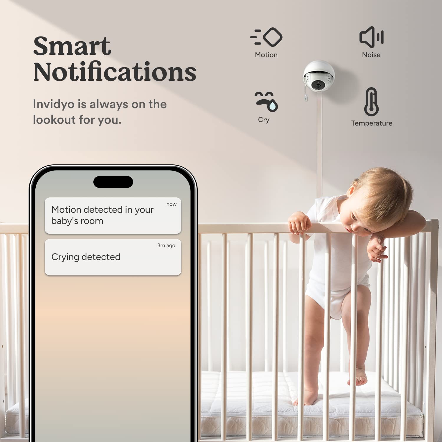 Invidyo WiFi baby monitor daily highlights capture precious moments