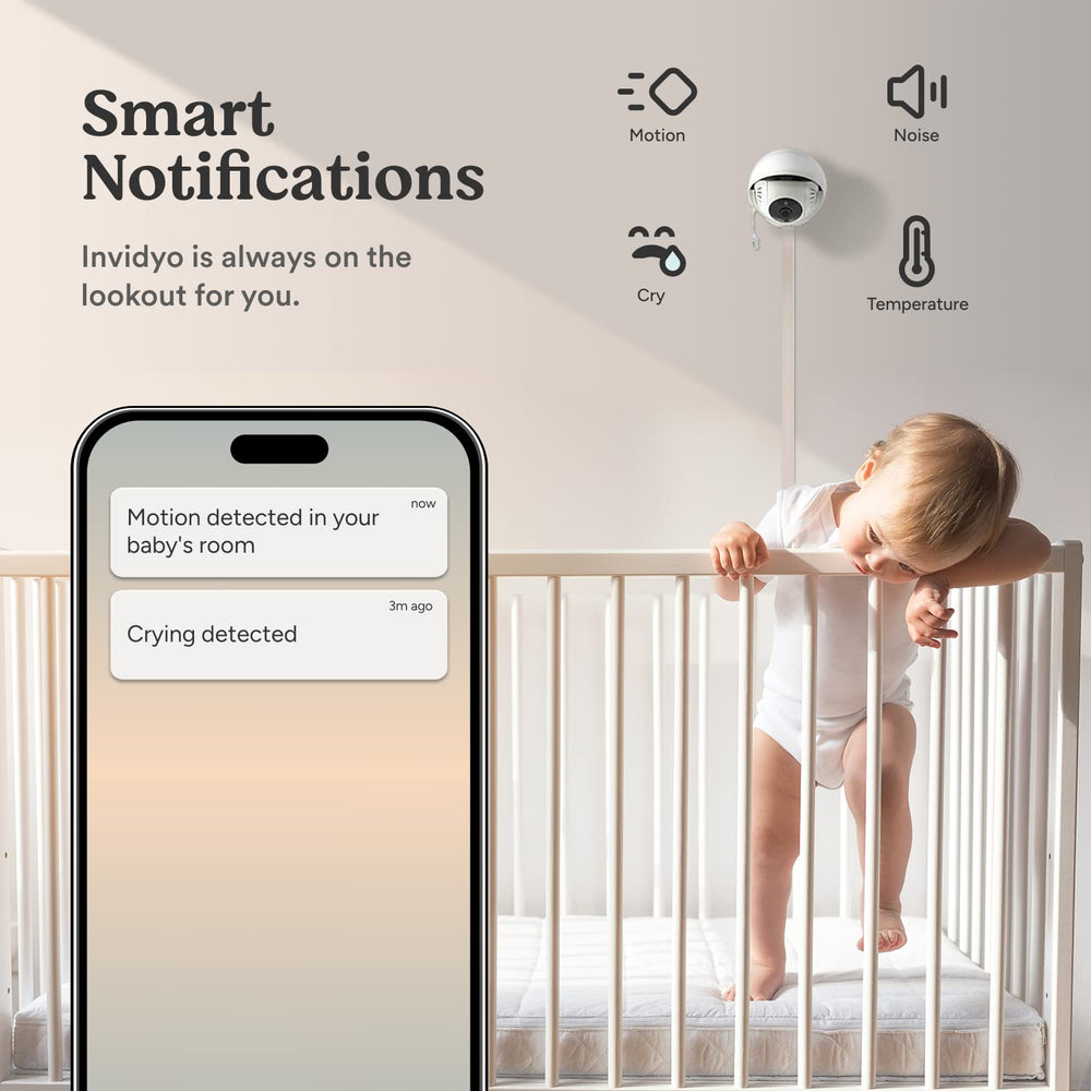 Invidyo WiFi baby monitor daily highlights capture precious moments