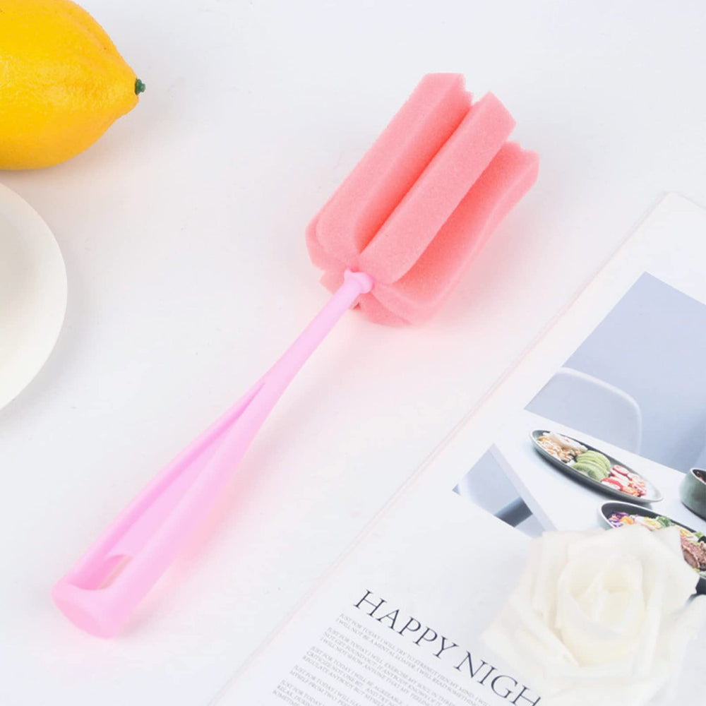INVODA bottle brush 360° clean reaches curved surfaces