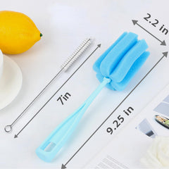 INVODA bottle brush long handle reaches tall bottles easily