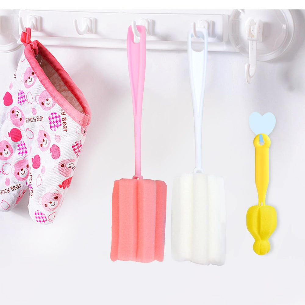 INVODA nipple brush rinse-friendly bristles aid quick dry.