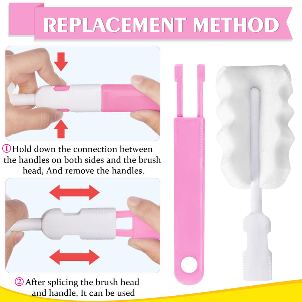 INVODA nylon nipple brush for infant accessory cleaning.