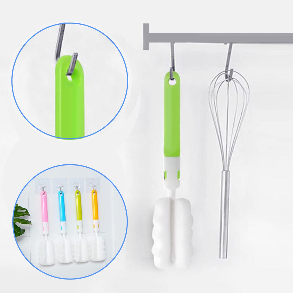 INVODA soft sponge cleans cups, mugs, and glassware effectively.