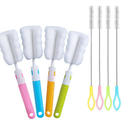 INVODA sponge cup brush handle close-up for comfortable grip during cleaning.