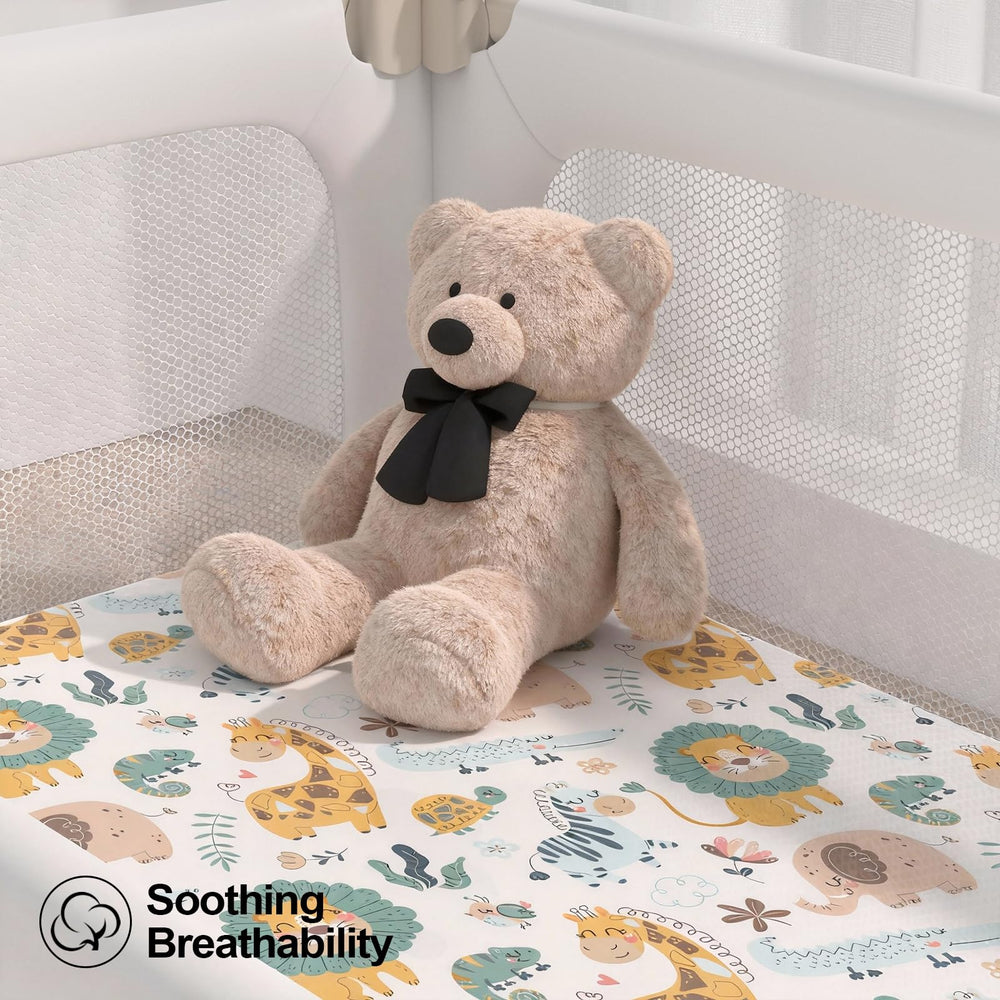 IOCCLH bassinet sheets 32x16 provide a standard fit for many cradles.