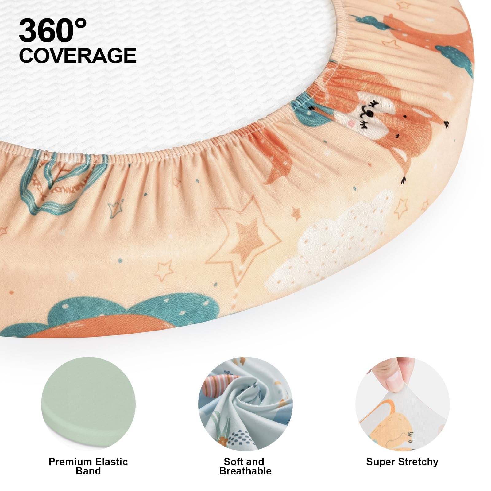 IOCCLH easy-care durable design stays vibrant after frequent washes.
