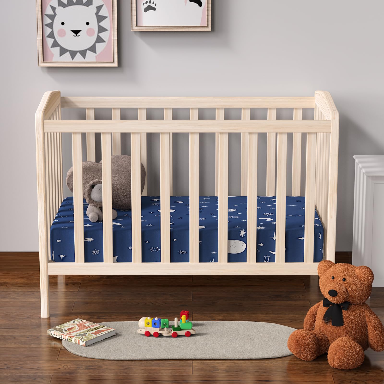 IOCCLH Clouds pattern close-up shows cozy, durable microfiber fabric.