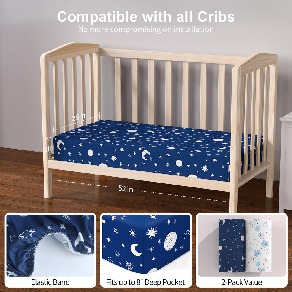 IOCCLH Crib set in use complements nursery decor.