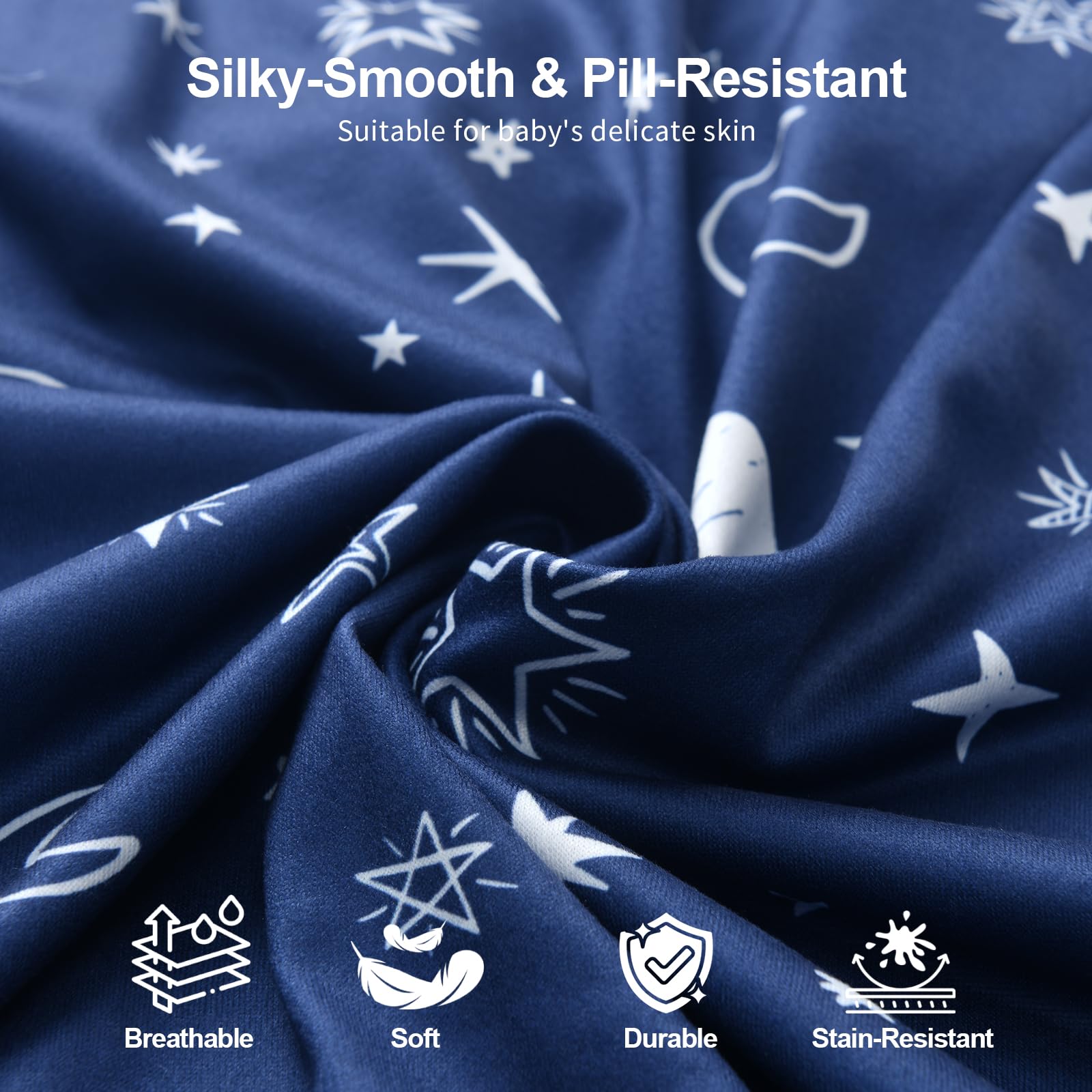 IOCCLH Soft microfiber fabric provides a silky touch and easy care.