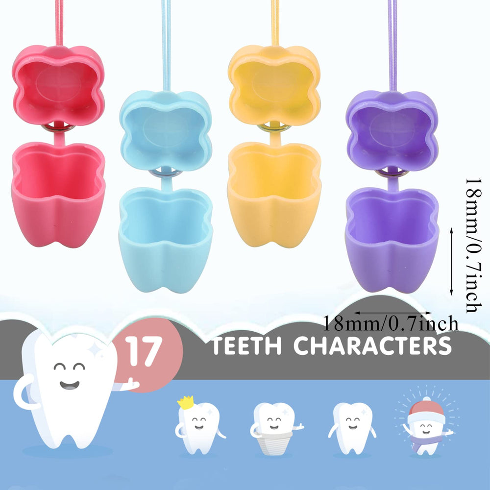Ioffersuper Tooth Saver Necklace ideal for classrooms and dentist giveaways.