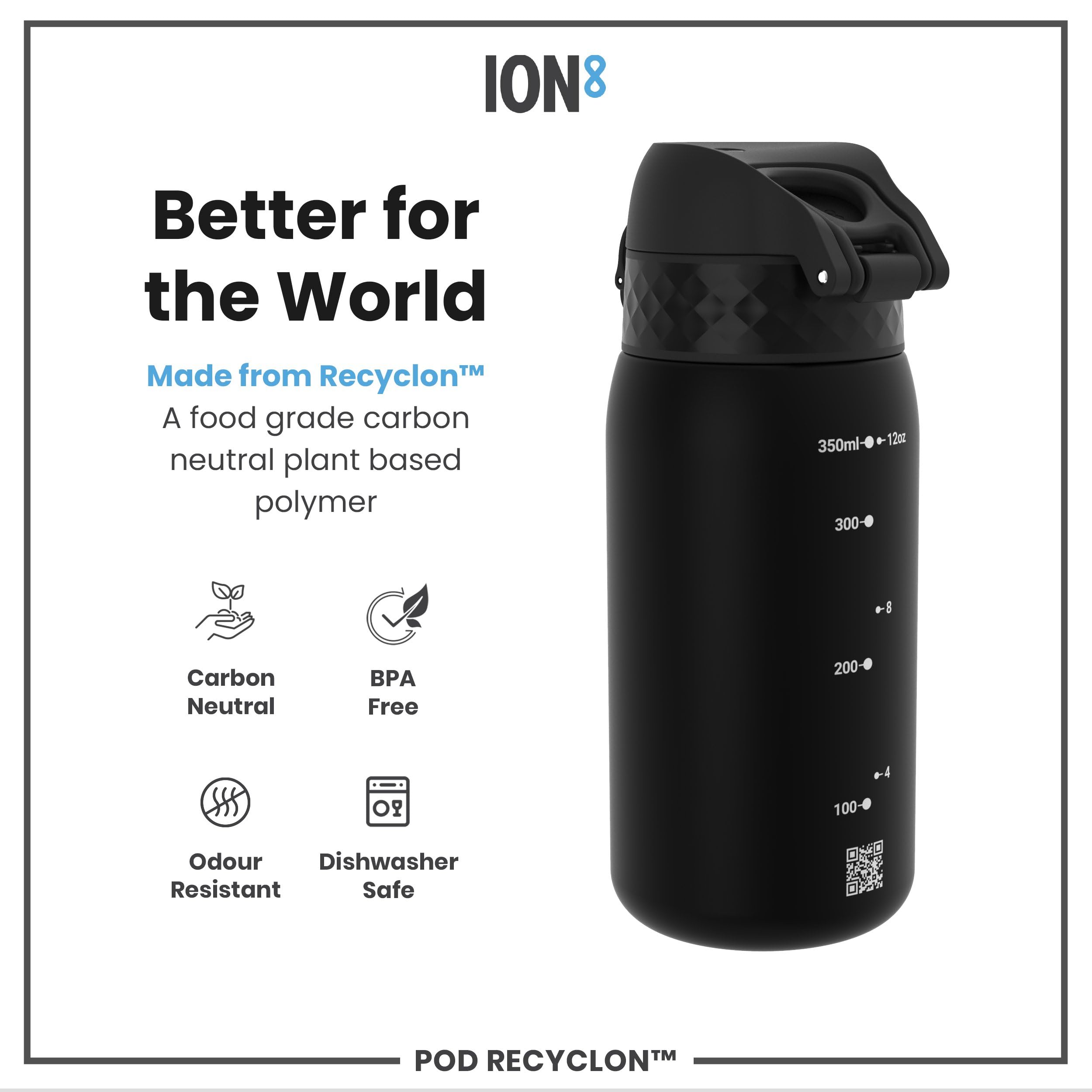 Ion8 dishwasher-safe top rack for easy cleanup.