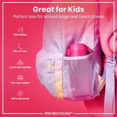 Ion8 bottle with spout cover opened by one finger for quick access