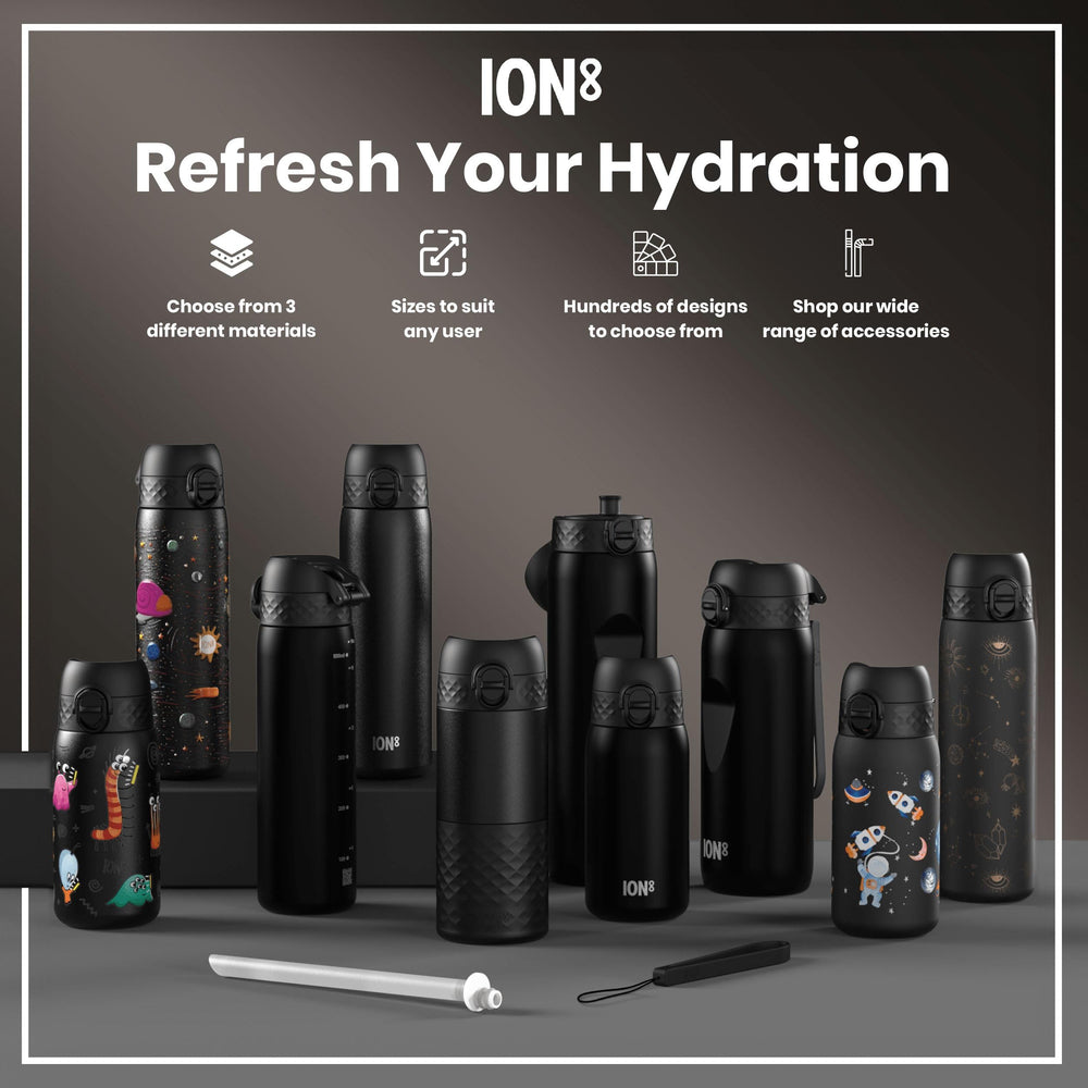 Ion8 vented smooth liquid flow to quick hydration.