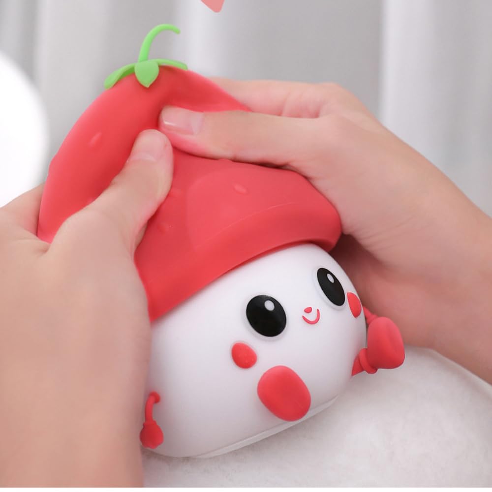 ipalmay touch-control strawberry lamp for quick on/off control
