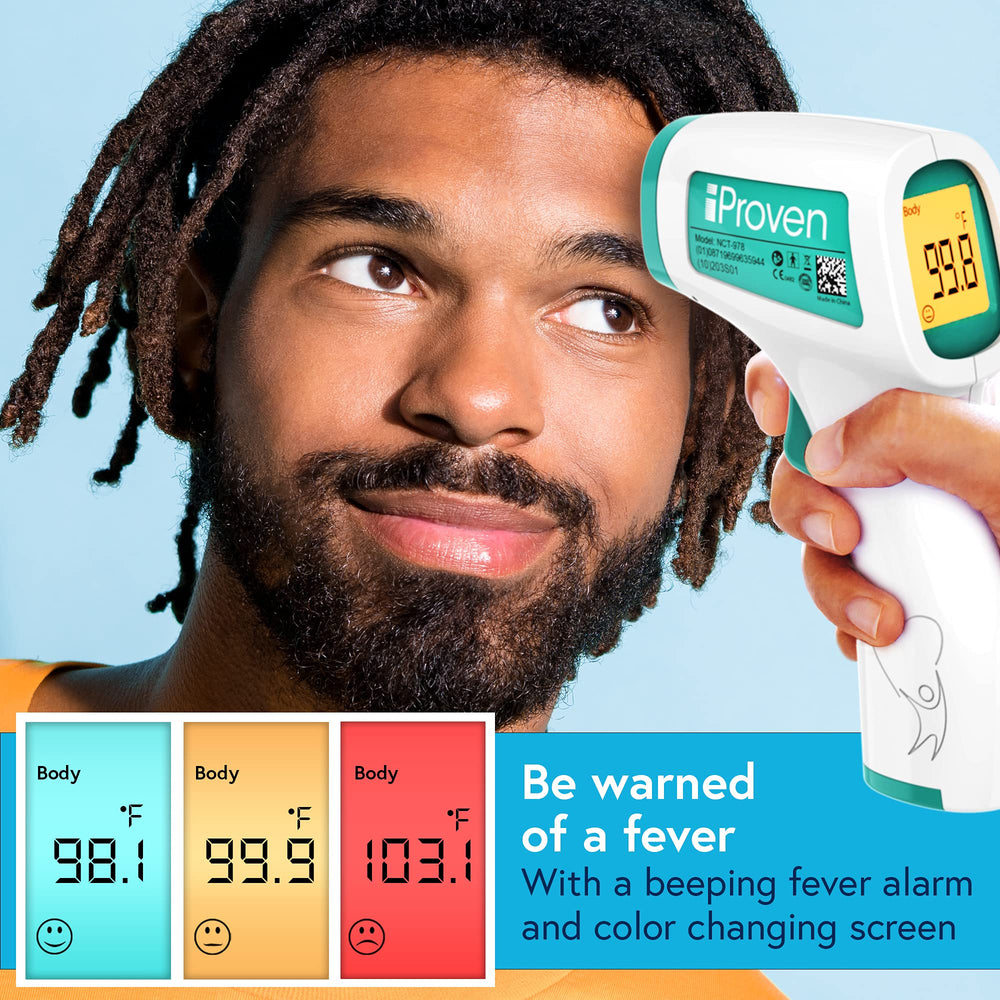 iProvèn thermometer with batteries and manual included for ready use