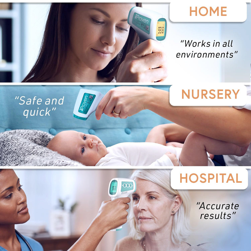 iProvèn thermometer fever alarm indicator display for rapid fever awareness