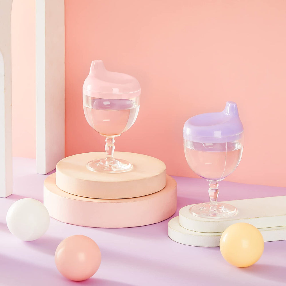 Irenare two-pack packaging with pink and purple cups ready for use
