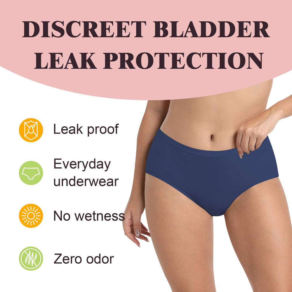 IRISMORII underwear back view with secure waistband for daily wear.