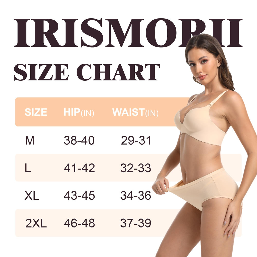 IRISMORII beige XL breathable moisture-wicking layer visible
