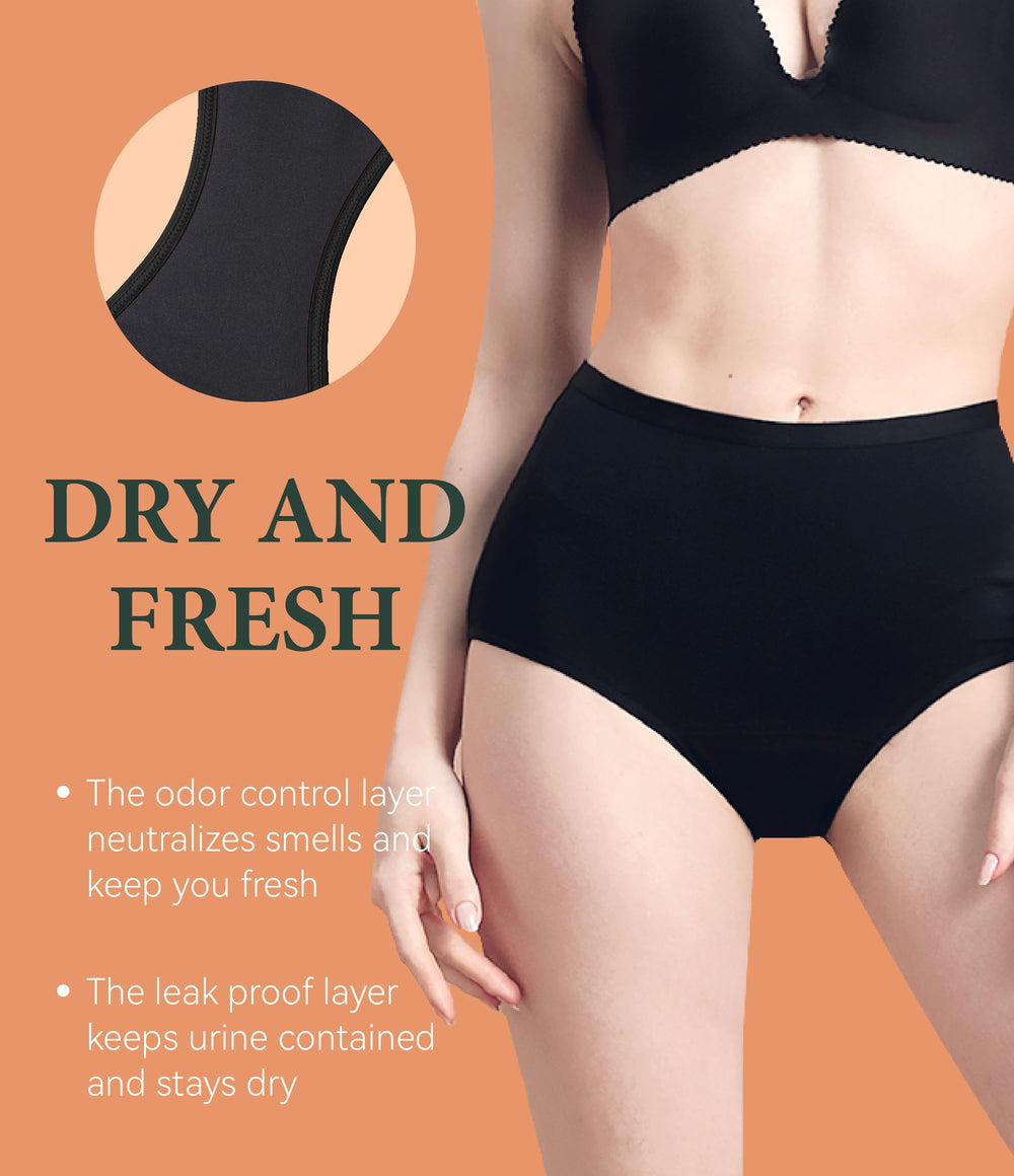 IRISMORII high-waisted cotton design looks and feels like regular underwear