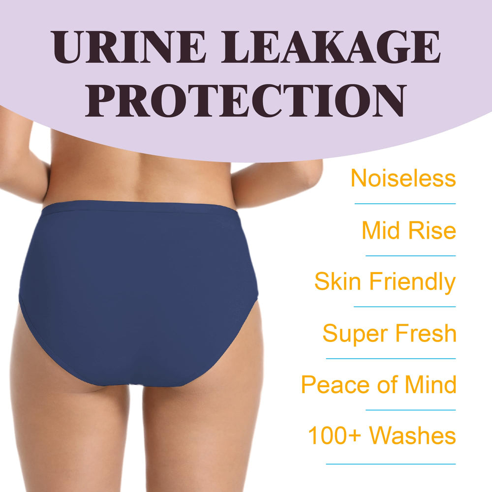 IRISMORII blue color variant underwear emphasizing breathable fabric and protection