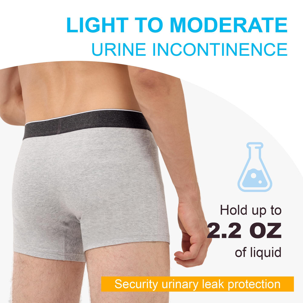 IRISMORII mens absorbent underwear quick absorption demonstrating rapid moisture handling