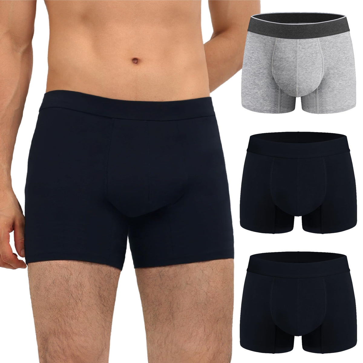 IRISMORII men's incontinence underwear front view for discreet daily comfort