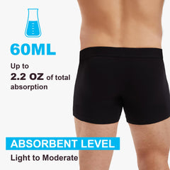IRISMORII men's leakproof underwear side profile highlighting secure fit.