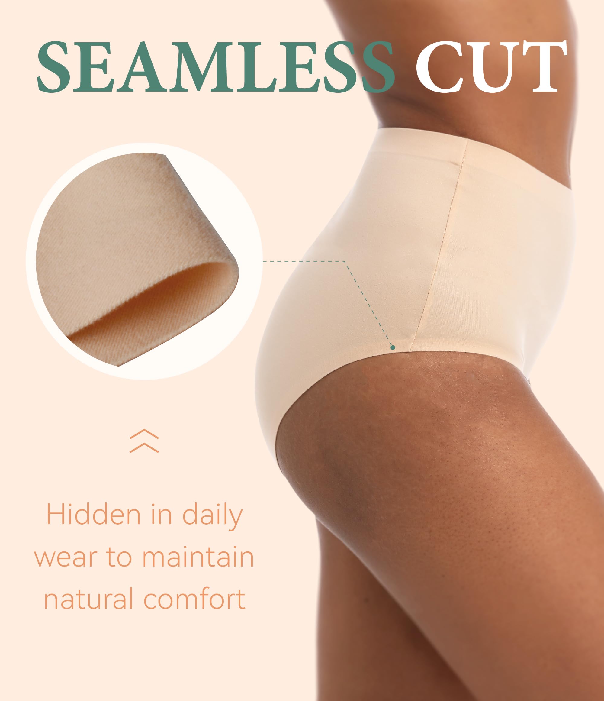 IRISMORII postpartum leak-proof underwear promotes comfortable everyday use.