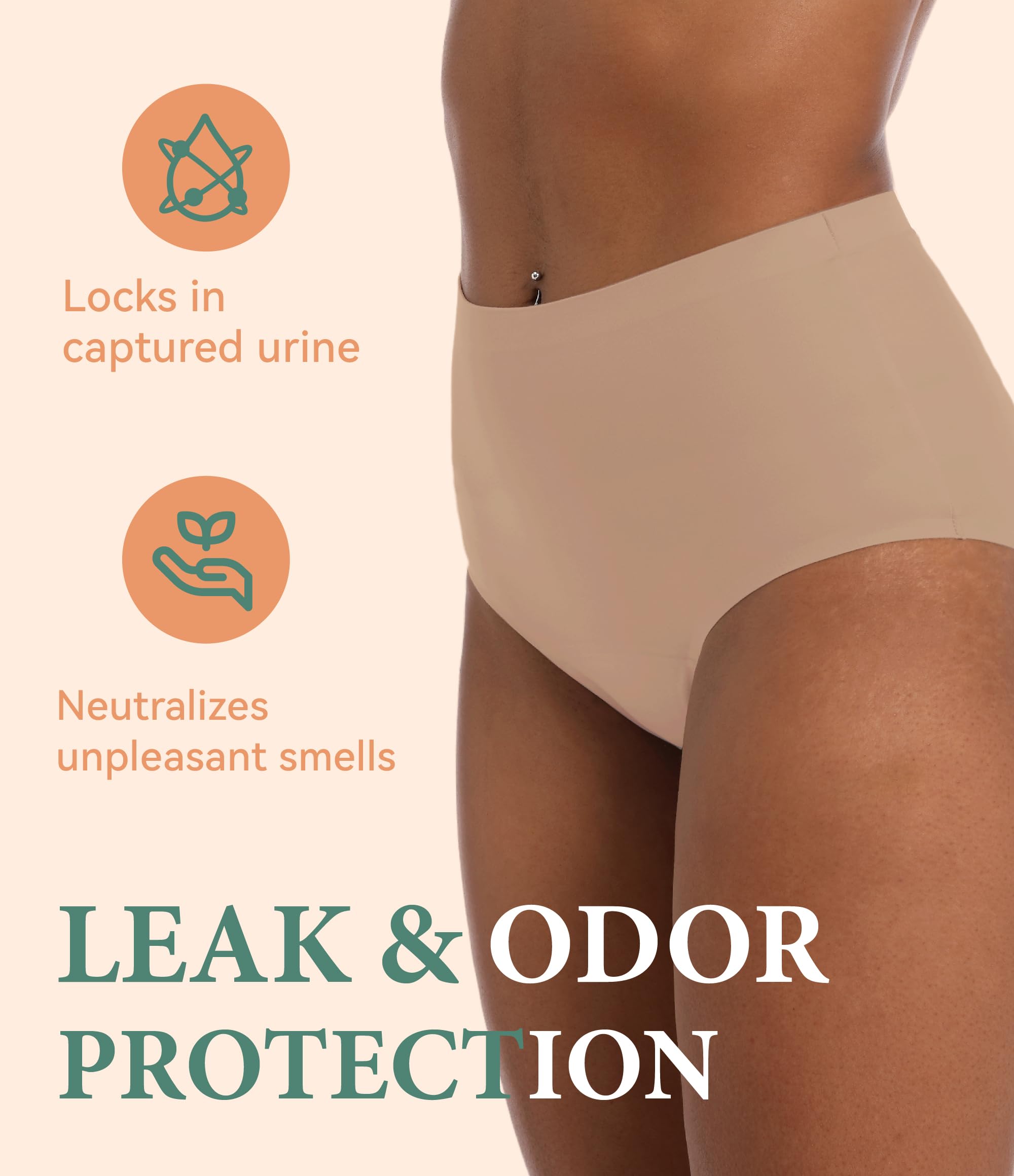 IRISMORII six layer odor control design for secure protection and odor prevention