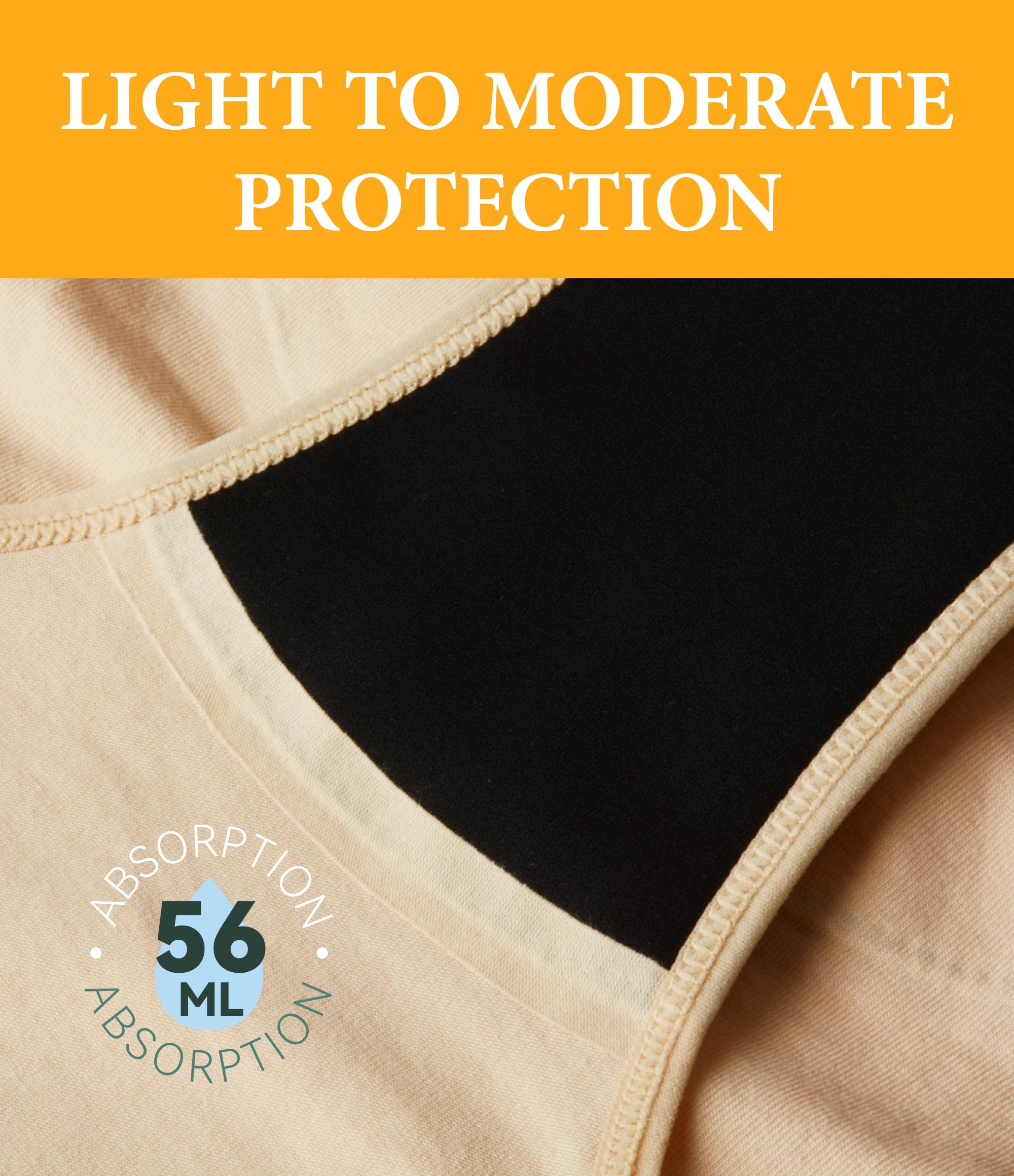 IRISMORII fabric close-up highlights breathable, quick-dry material for all-day comfort.