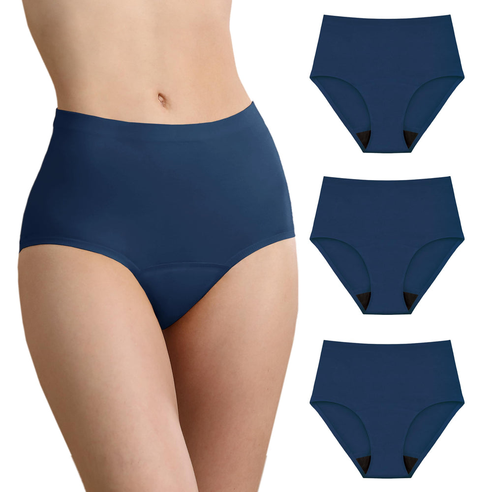 IRISMORII Washable Incontinence Underwear front view shows discreet, seamless fit for all-day wear.
