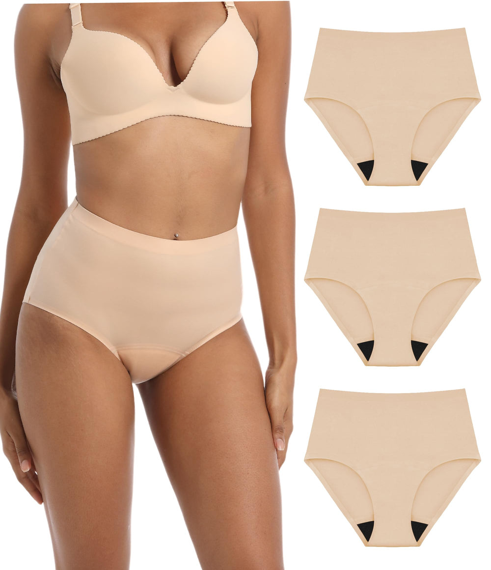 IRISMORII women's incontinence underwear pack on display, comfortable daily protection.