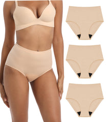 IRISMORII women's incontinence underwear pack on display, comfortable daily protection.