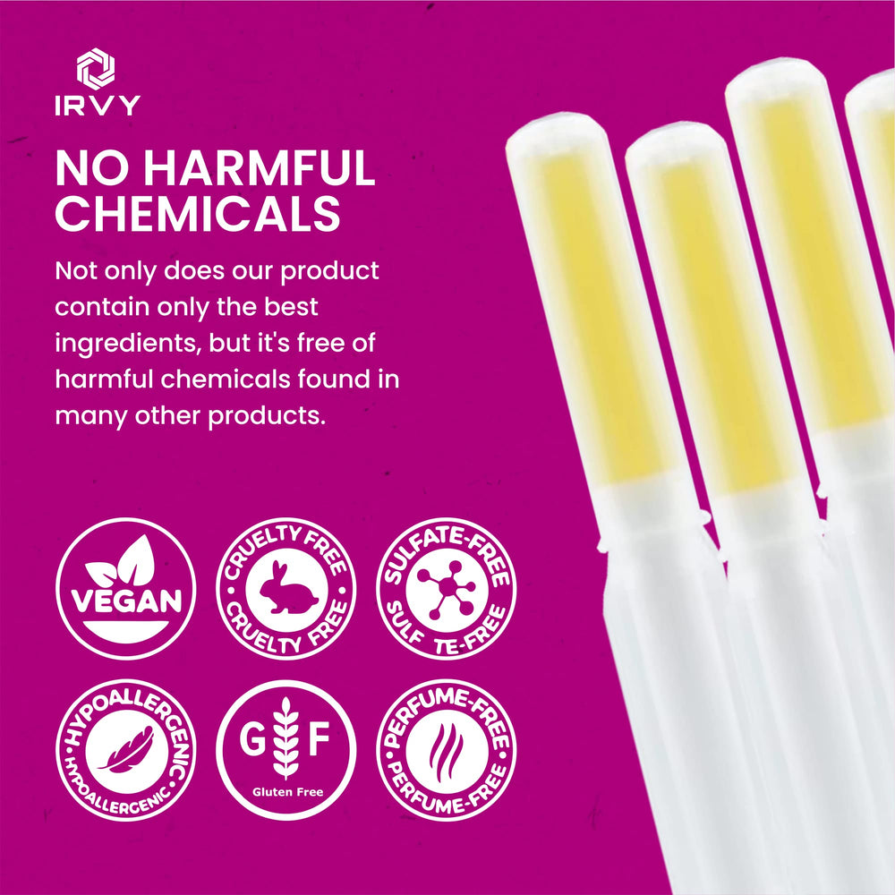 Irvy pack of 5 tubes on display, supporting long-lasting personal wellness.