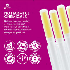 Irvy pack of 5 tubes on display, supporting long-lasting personal wellness.