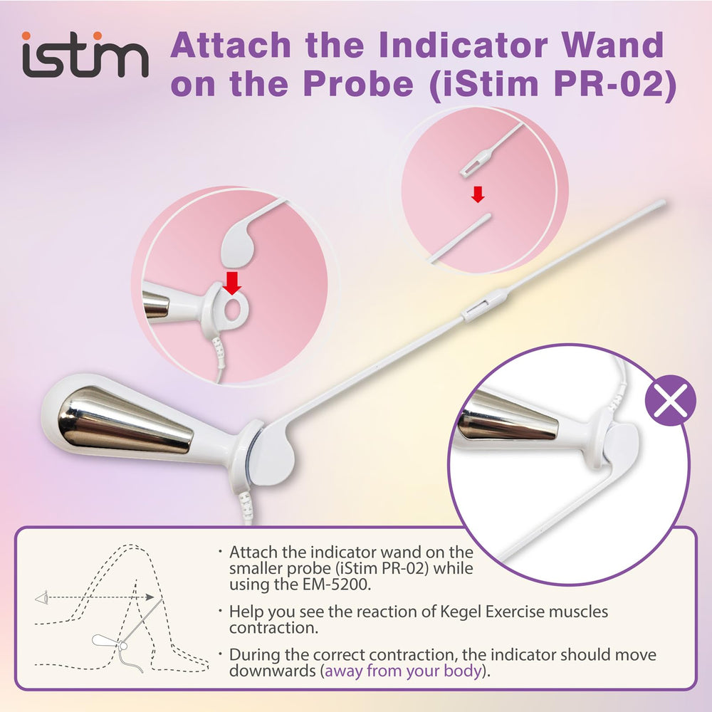 iStim EM-5200 instruction manual for safe, guided use