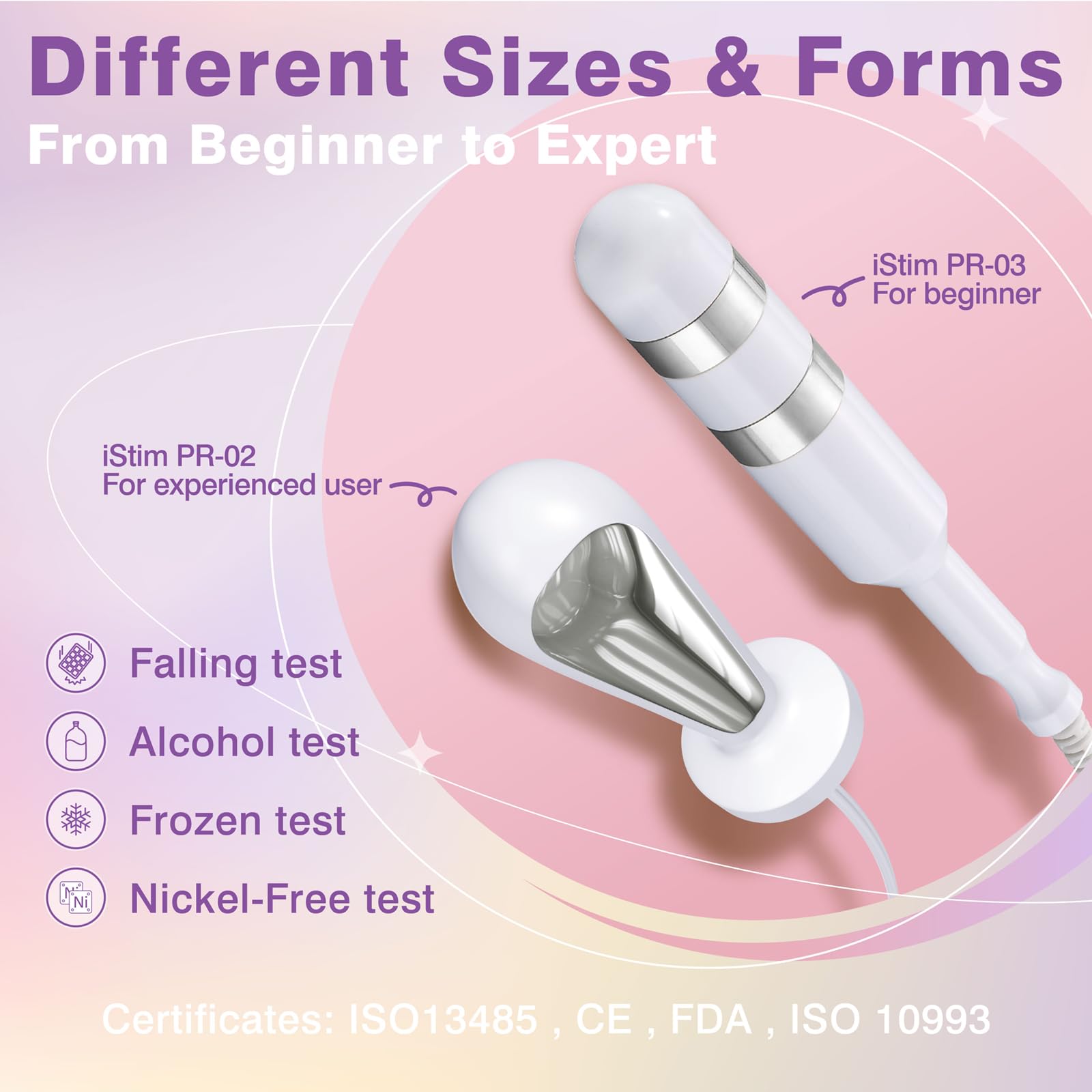 iStim EM-5200 small probe for versatile, comfortable placements