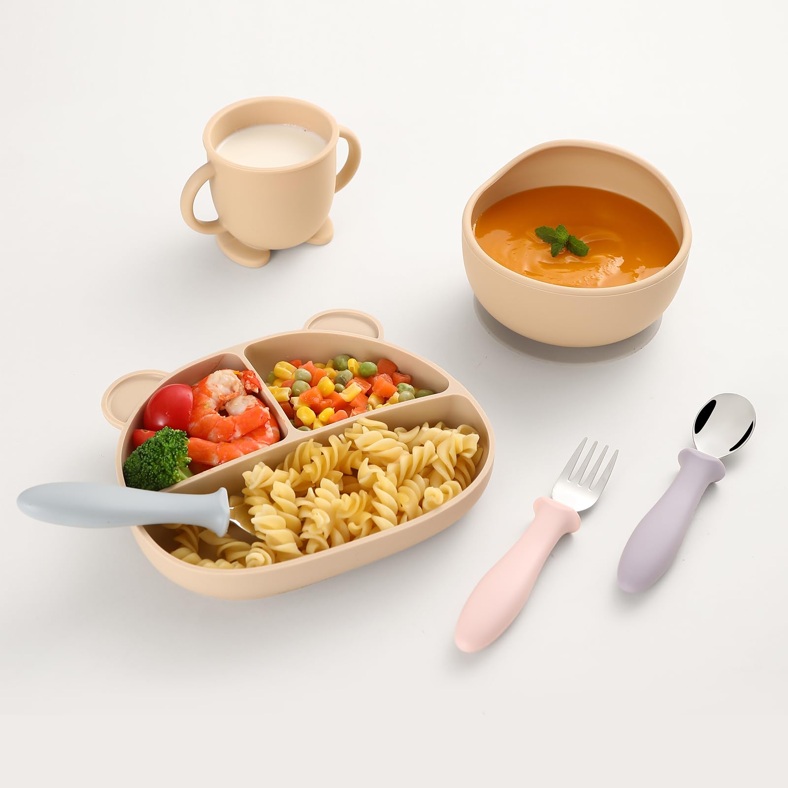 ITITT mirror-polished finish adds a premium look to kid-friendly tableware.