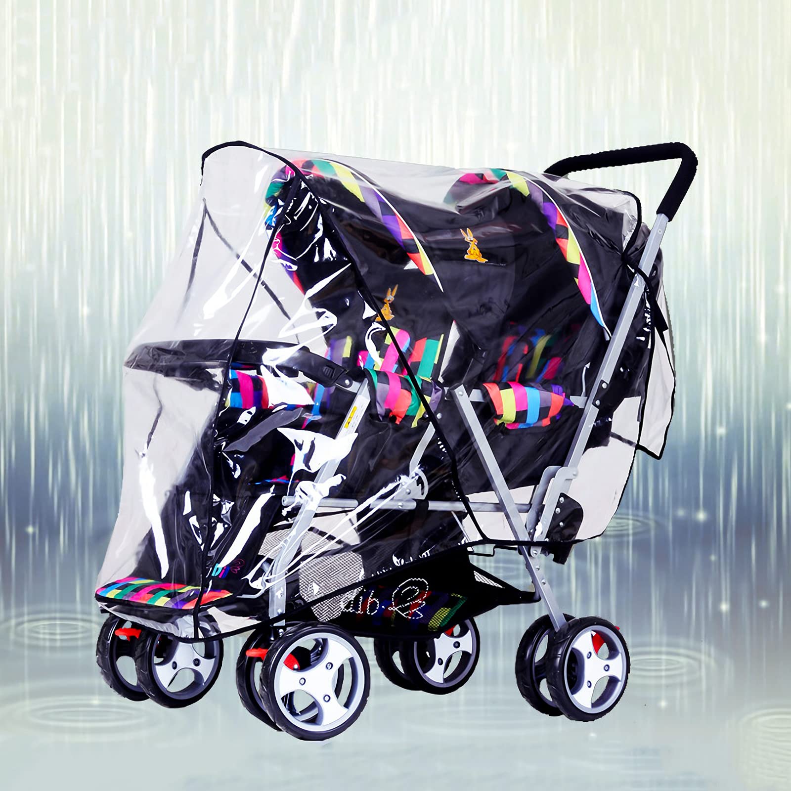 ITODA rain cover breathable sides help ventilation and keep cover secure.