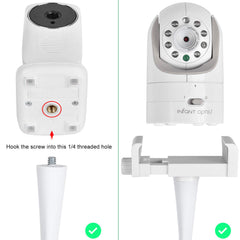 iTODOS silicone joint and stainless steel frame secure camera position